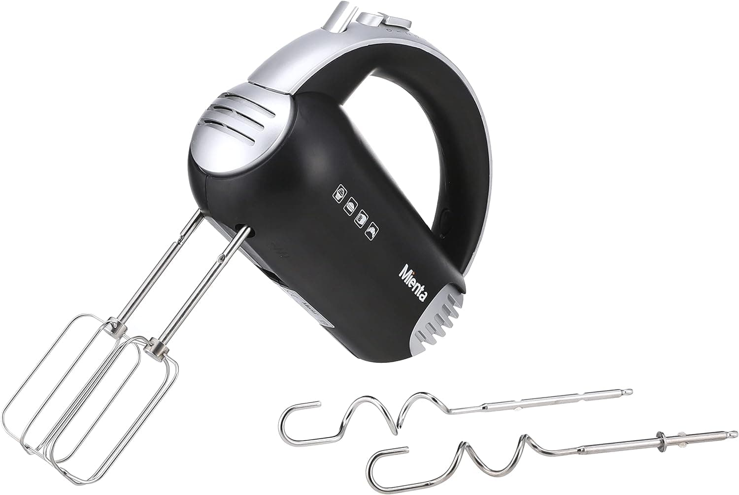 Mienta | Hand Mixer, 300 Watt - Black, HM13429A