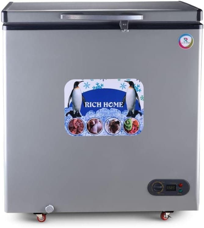 ريتش هوم | ديب فريزر أفقي، دي فروست، 270 لتر - فضي، RH-CFD 270ss