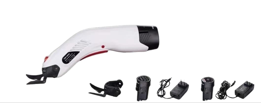 Tian Hong | Electric Sample Scissors, Cord and Cordless - White, PS-05
