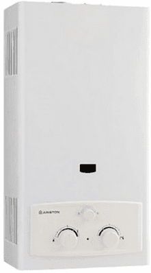 اريستون سخان مياه غاز 10 لتر ابيض - DGI 10L CF NG ضمان 2 سنوات