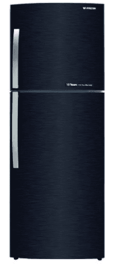 Fresh I No Frost Refrigerator, 369 Liter - Black, FNT-B400 KB