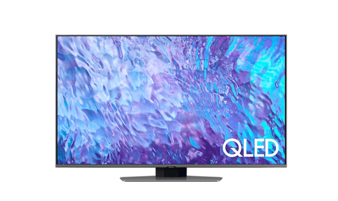 سامسونج I تليفزيون سمارت, 55 بوصة, UHD, 4K, QLED, مزود برسيفر داخلى - أسود، QA55Q80CAUXEG 