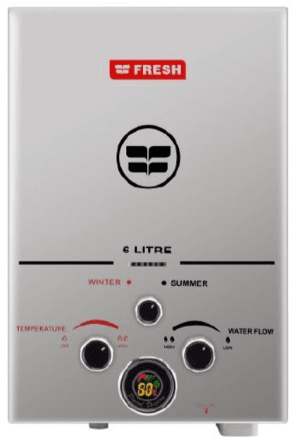 فريش | سخان غاز ٦ لتر بالأدابتور