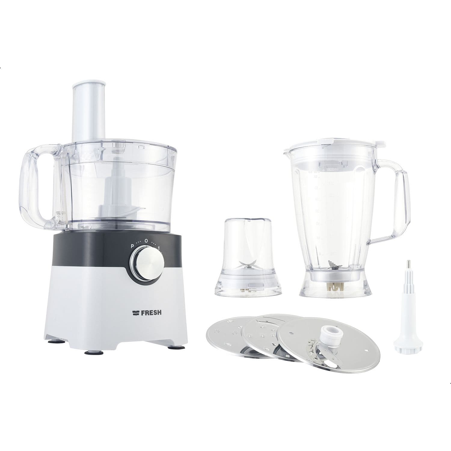 فريش | محضر طعام، 1000 وات - ابيض رمادى، FP402