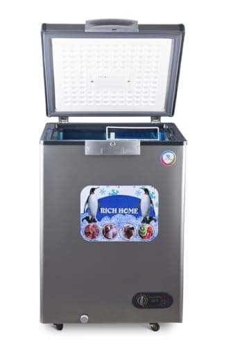 ريتش هوم | ديب فريزر أفقي، دي فروست، 170 لتر - فضي، RH-CFD 170ss