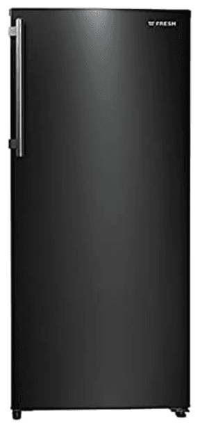 Fresh | No Frost Vertical Freezer, 130 Liters, 5 Drawers, LG Compressor, Black - FNU-L250BC