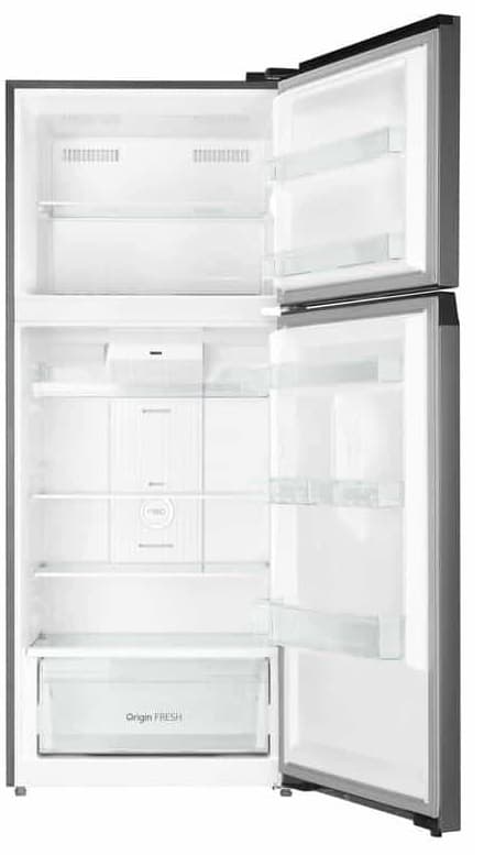 Toshiba | No Frost Refrigerator, 411 Liters, 2 Doors - Silver, GR-RT559WE-DMN49
