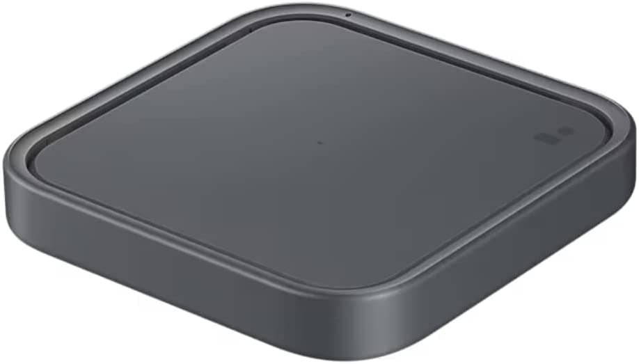 شاحن لاسلكي بقدرة 15 وات مع محول طاقة من سامسونج 2022 - اسود