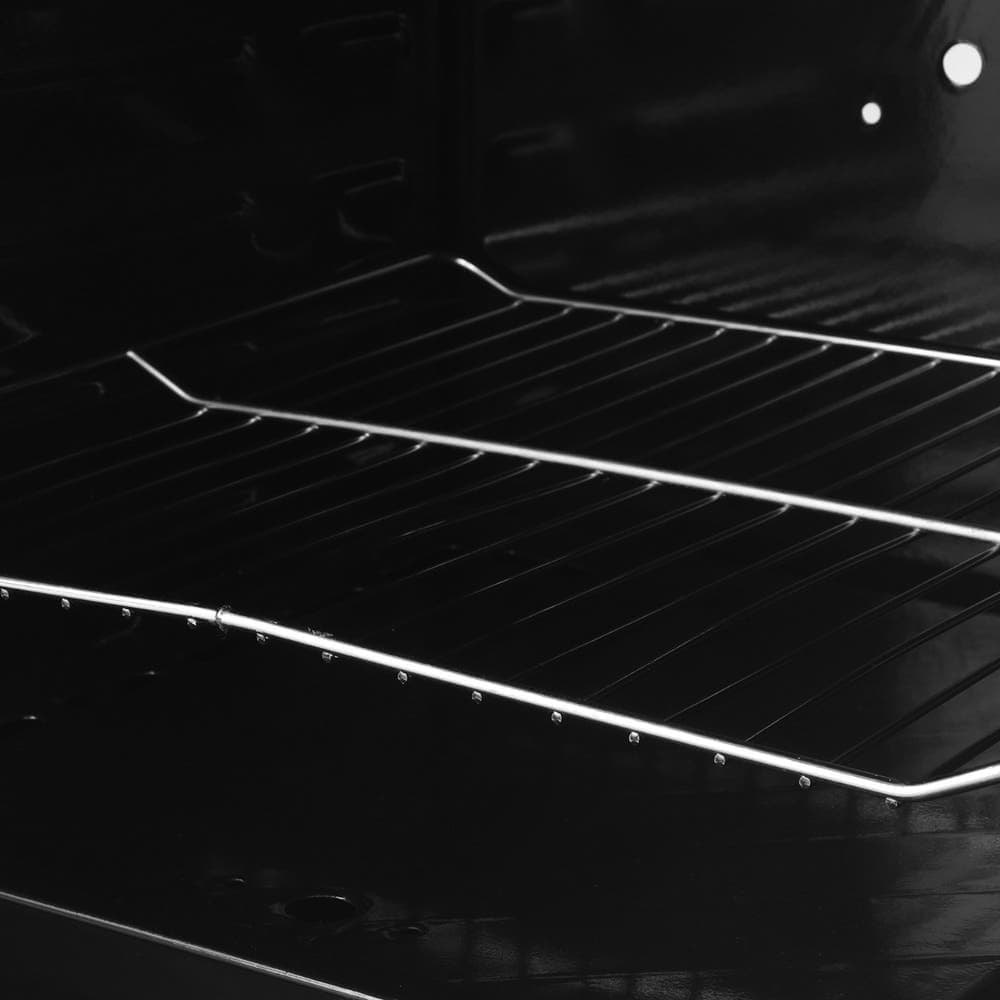 Long Life | Economical Stove, 4 Burners, 55×55 cm - White Black