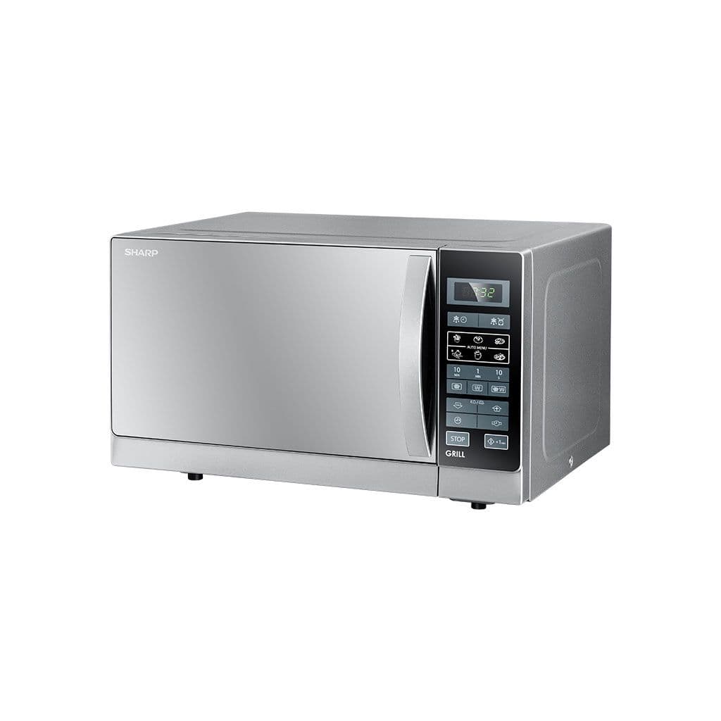 ميكروويف شارب شواية 25 لتر 900 وات 6 قوائم سيلفر R-750MR(S)