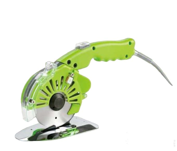 Tian Hong | Circular Electric Scissors, 5 Inches - Green, SRC-125