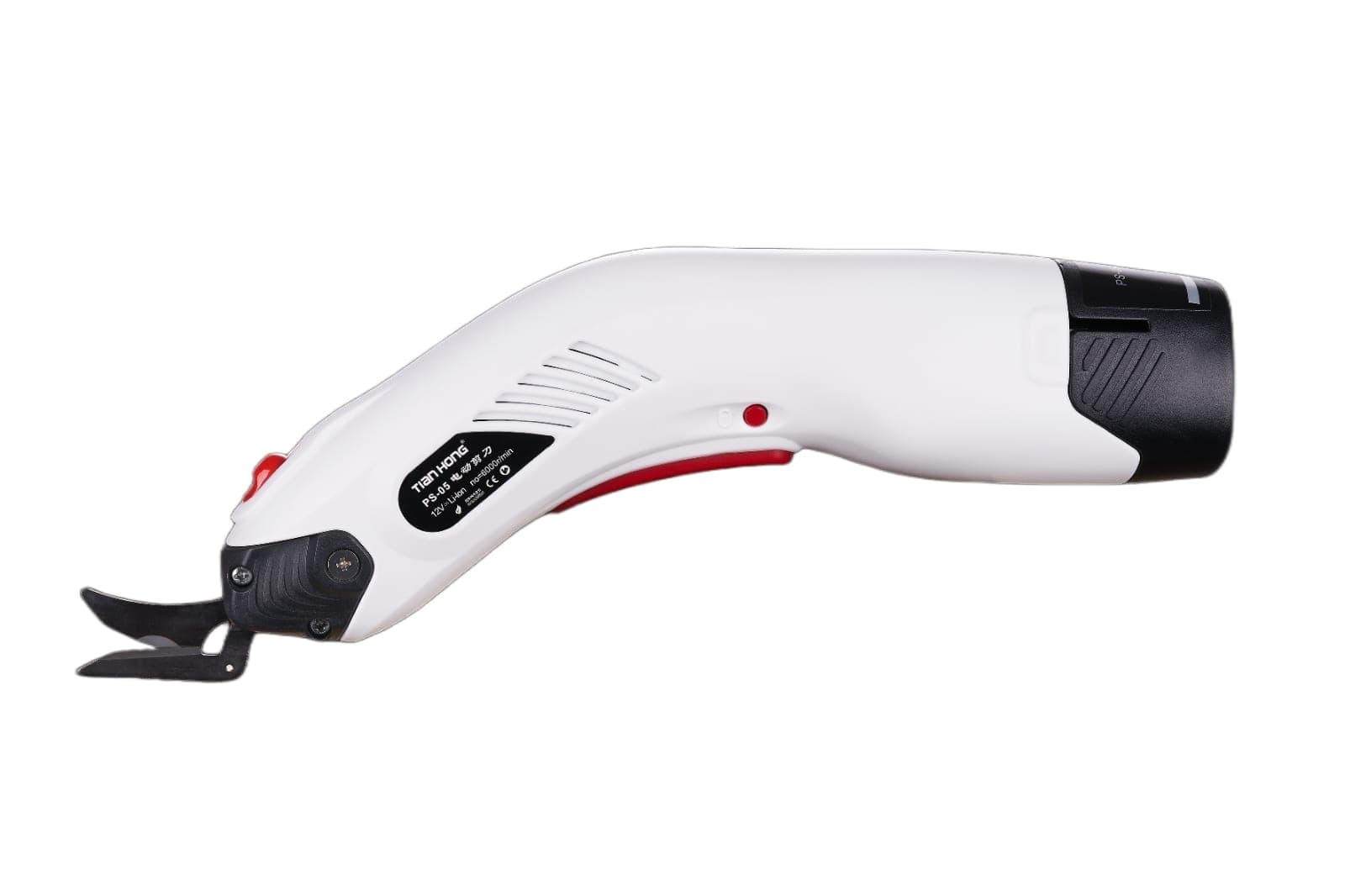 Tian Hong | Electric Sample Scissors, Cord and Cordless - White, PS-05