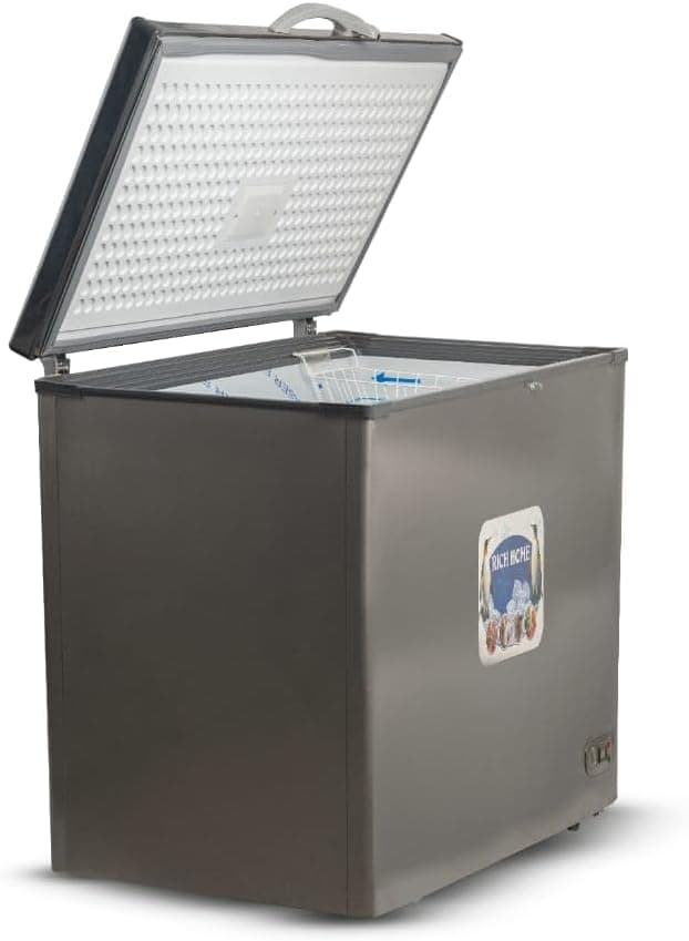 Rich Home | Chest Freezer, De Frost, 350 Liters - Silver, RH-CFD 350ss