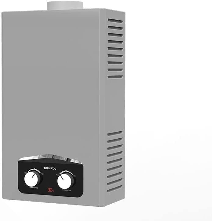 Tornado | Water Heater, 10 Liter, Natural Gas, Multi Power - Silver, GHM-MP10N-S