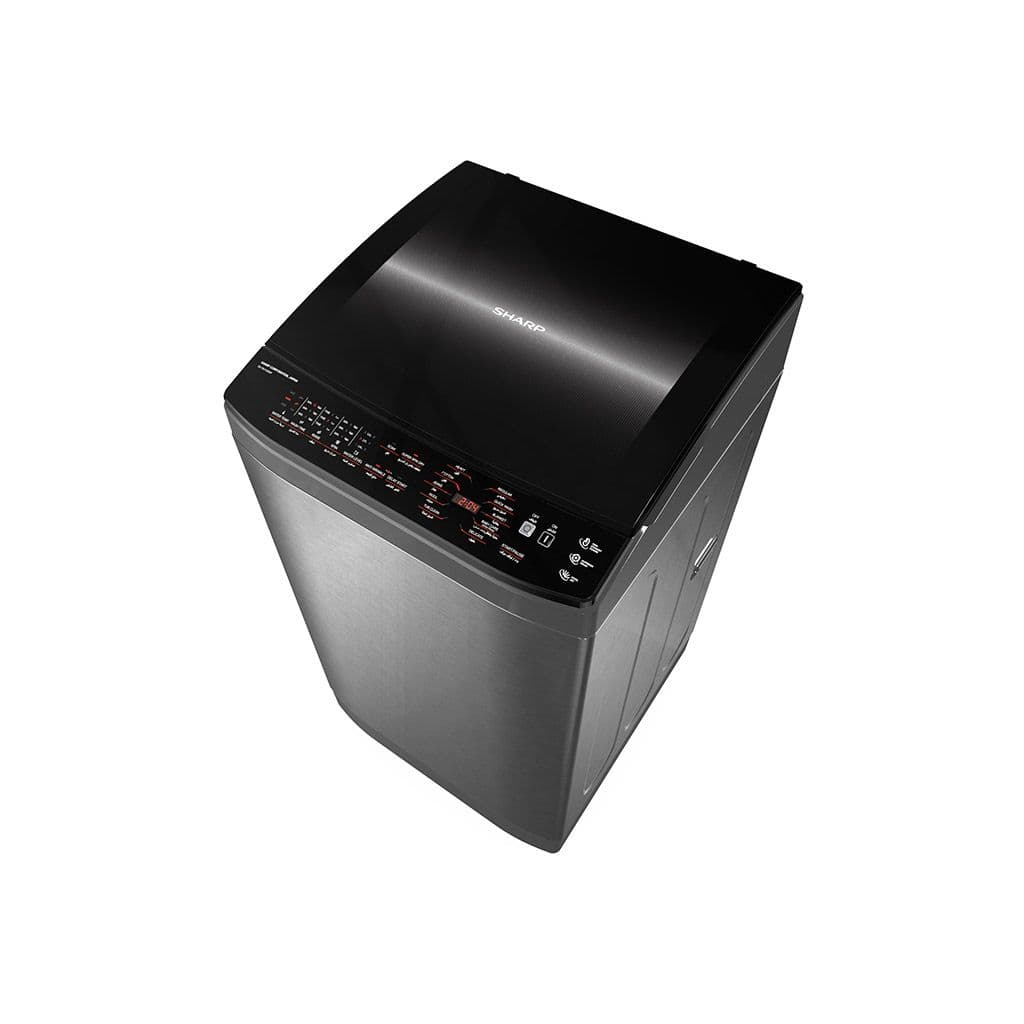 شارب I غسالة أوتوماتيك تحميل علوي، مضخة، 11 كجم - رمادي غامق، ES-TN11GDSP