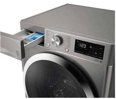 LG | Front Loading Automatic Washing Machine, 8 Kg, Led Display, Steam Technology - Silver, F4R3TYGCP