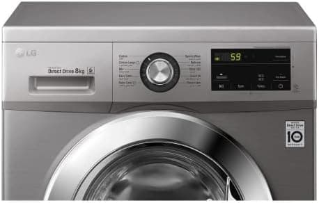 LG | Front Loading Washing Machine, 7 Kg, 1200 RPM - Silver, FH2J3QDNG5