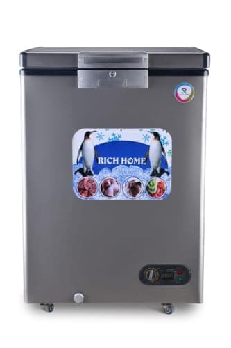 Rich Home | Chest Freezer, De Frost, 170 Liter - Silver, RH-CFD 170ss