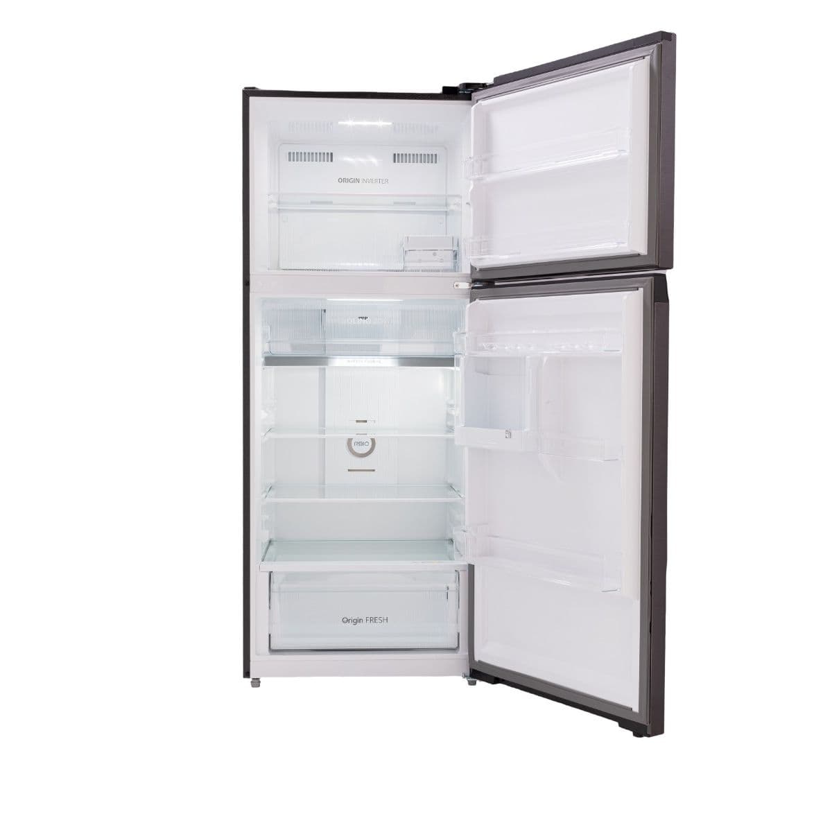 Toshiba I No Frost Refrigerator, Inverter, 411 Liter - Grey, GRRT559WEPMN37