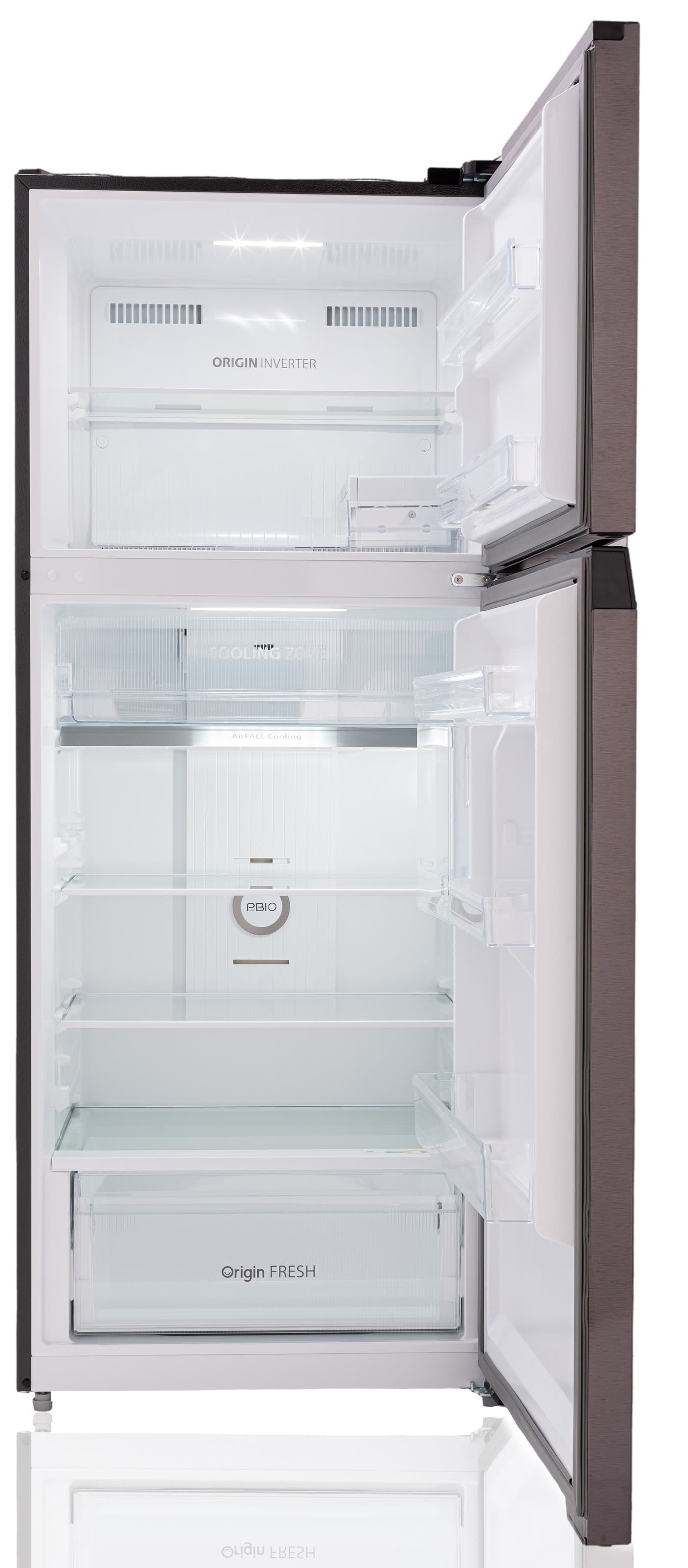 Toshiba | Refrigerator, Inverter, No Frost, 338 Liter - Silver, GR-RT468WE-PMN(37)