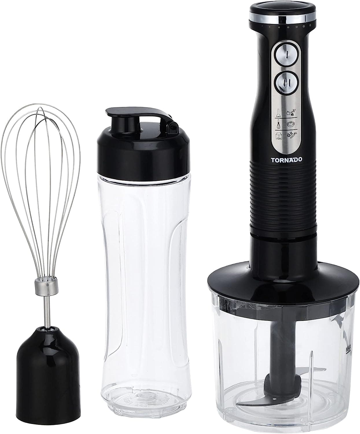 Tornado | Hand Blender, 600 Watt, 500 ml - Black, THB-600C