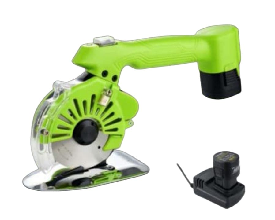 Tian Hong | Circular Electric Scissors, Battery, 5 Inch - Green, SRC-125B